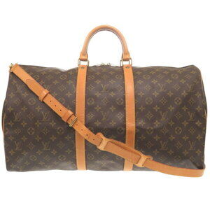 Louis Vuitton Keepall Bandouliere Monogram Boston Bag LV